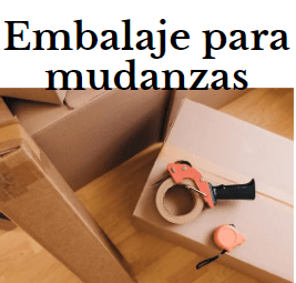 embalaje para mudanzas