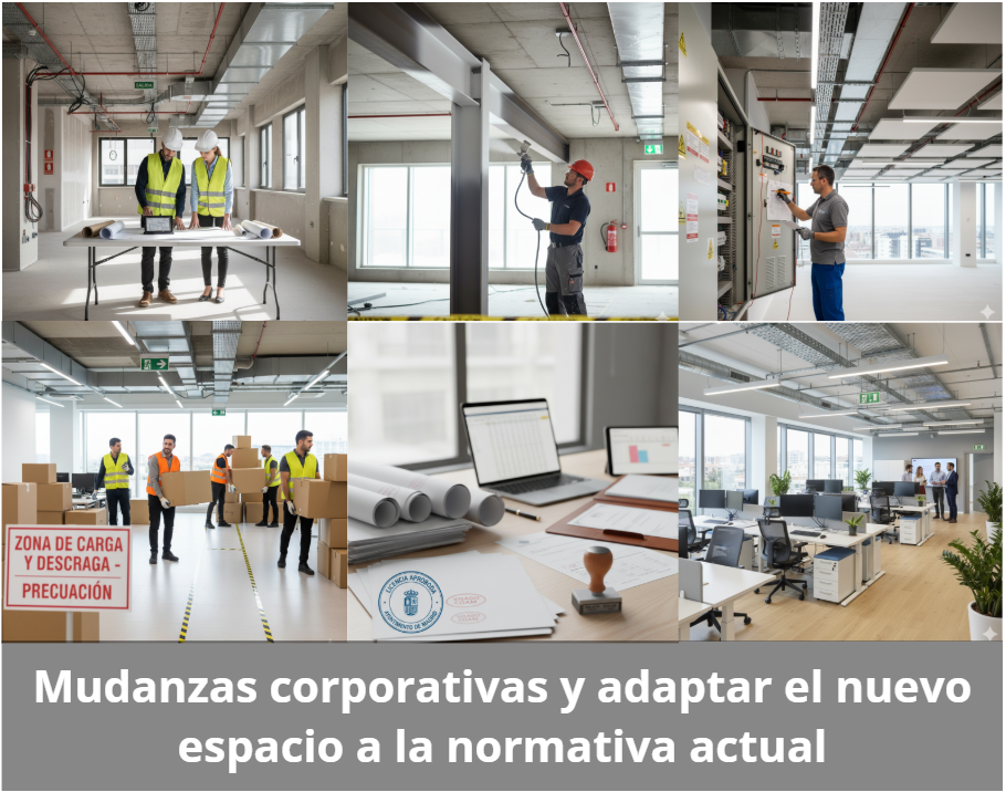 Mudanzas corporativas: guía para cumplir la normativa en tu nuevo espacio
