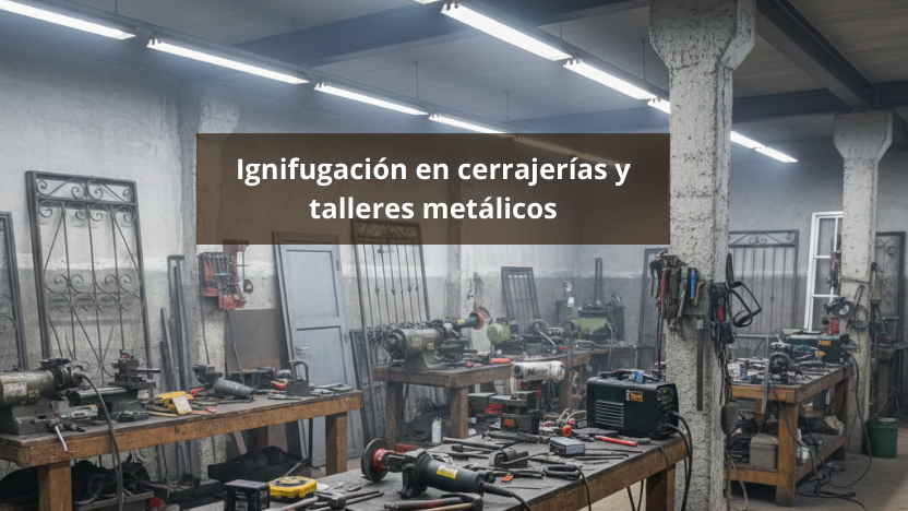 Un entorno industrial donde el fuego no es una hipótesis.