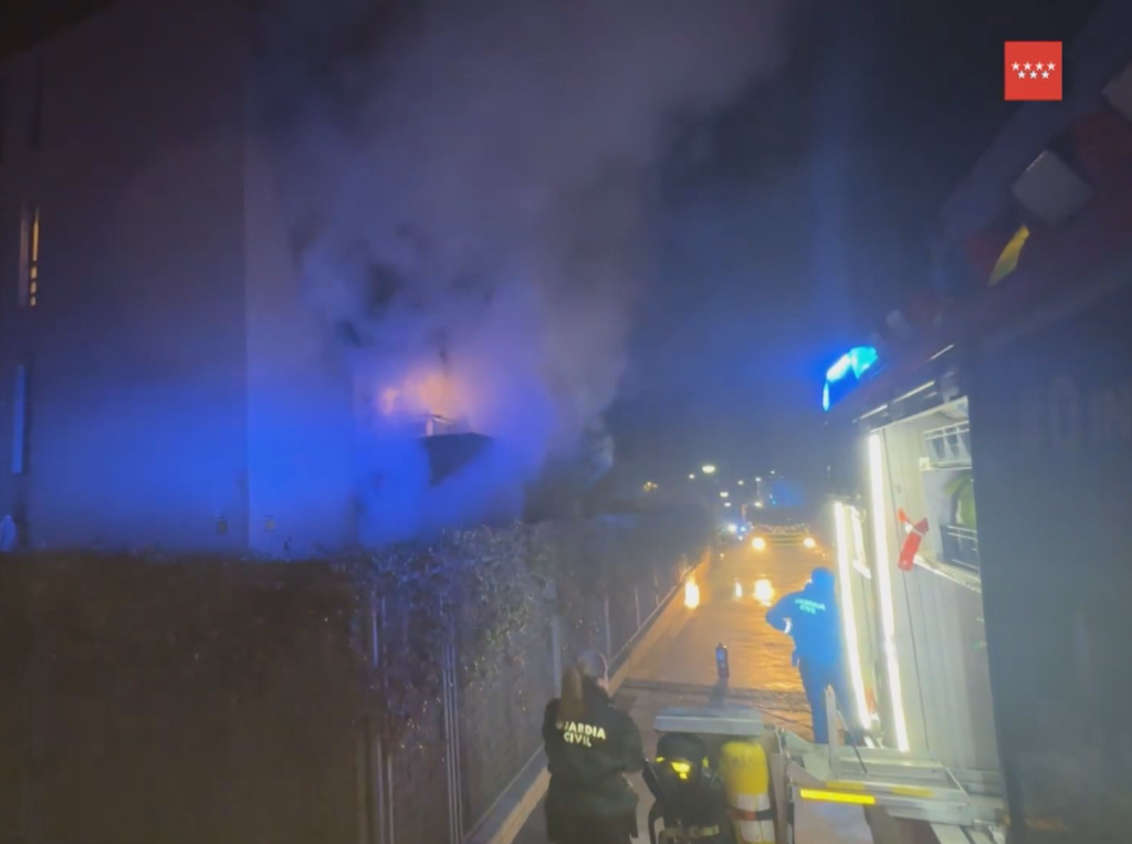 Madre e hijo hospitalizados tras incendio en vivienda de Boadilla del Monte