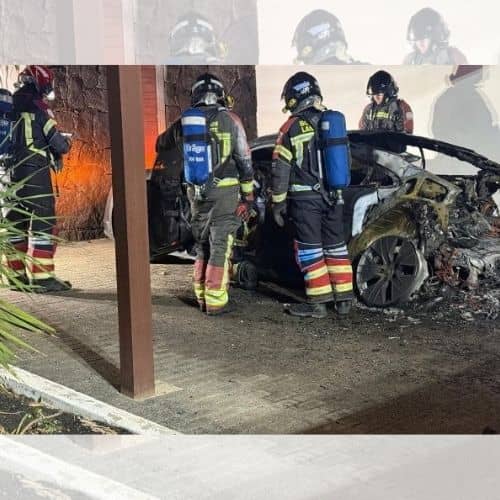 Incendio en Playa Blanca: arden dos coches y parte de una casa