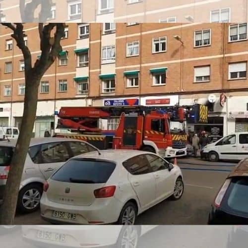 Fuego en un bar de Obispo Acuña: bomberos acuden al rescate en Zamora
