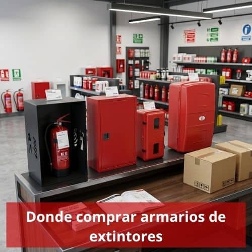 Dónde comprar armarios de extintores